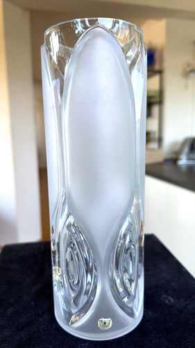 Große schwere glas vase - große,