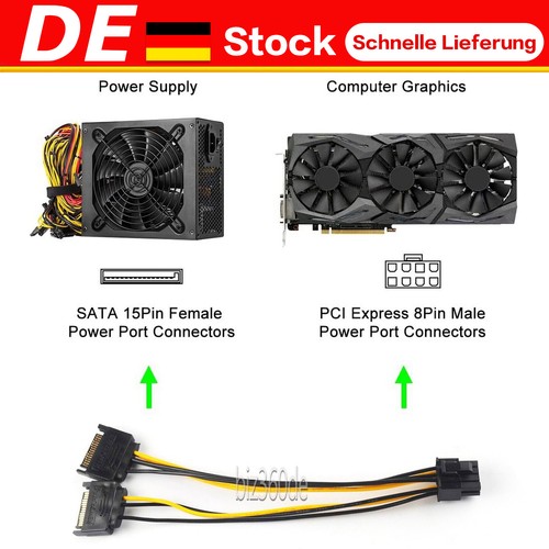 Dual 15pin sata - 15pin,