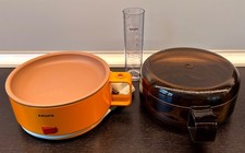 KRUPS EIERKOCHER ORANGE BRAUN 70ER VINTAGE