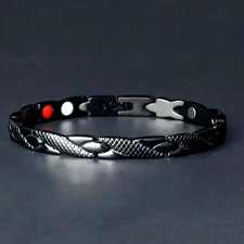 Armband  / Abnehmhilfe  / Herren  / Damen / Effektives Titan-Magnetarmband (B)