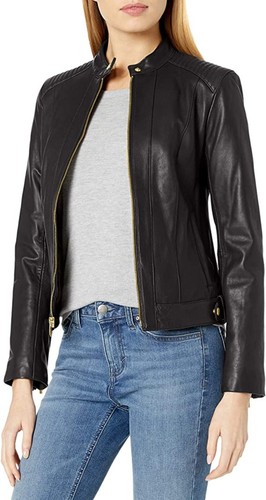 Damen lederjacke lammfell - damen,