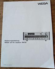 WEGA R4110 User Manual Bedienungsanleitung ORIGINAL baugleich Sony STR-6800