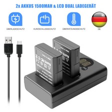 2x EN-EL14 EL14a Akku + Dual