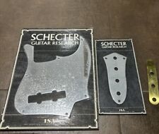 SCHECTER Guitar Research Pickguard für Jazz-Bass®, NOS, Control Plate,Chrome