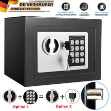 4.6L Feuerfester Wandtresor Möbelsafe Dokumententresor Geldschrank mit Schlüssel