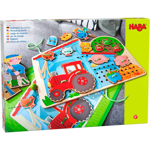 Haba fädelspiel bauernhof - haba,