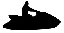 Jetski aufkleber sticker - jetski,
