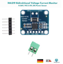 INA219 Spannungssensor Strom Sensor Monitoring - Messspannung bis 26V I2C