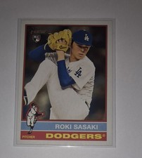 ROKI SASAKI - TOPPS Heritage 2025 RC / Rookie 