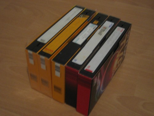 Stück vhs video cassetten - 7,