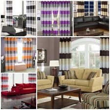 2 er Pack 145x250 Vorhang ÖSEN Gardine Dekoschal Deko ÖSENSCHAL  Ösenvorhänge 