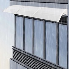 Vordach für Haustür, Bogenvordach, Haustürüberdachung für den Außenbereich DE