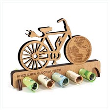 Geldgeschenk fahrrad holz - fahrrad,