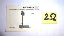 Märklin 7188 "Anleitung zum