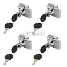 4 x Glastürschloß Vitrinen