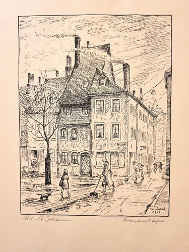 Original tusche federzeichnung - original, tusche-federzeichnung