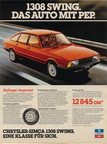 Chrysler simca 1308 - 1308,