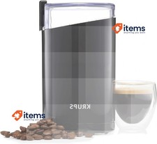 KRUPS Elektrisch Kaffee Mühle Schnell Touch, Kapazität 75g, 200watt, F2034210,