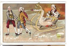 Palmin -  älteres Kaufmannsbild - Schlitten um 1700 - gem- Foto