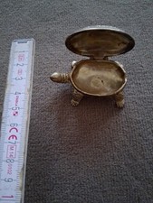 Alte Kleine Metall Deckeldose