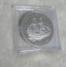 KIRIBATI 2011 - 10 Dollars in Silber, PP - SCHIFFE Mayflower