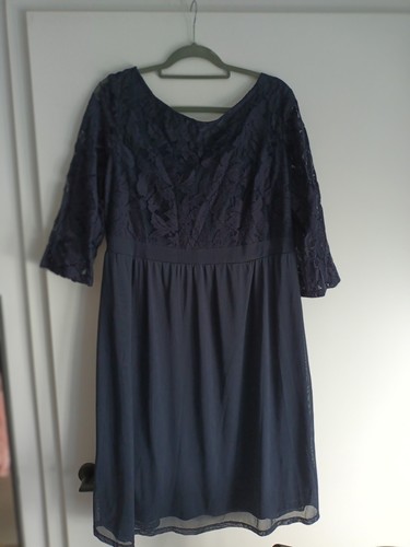 Oliver damenkleid blau xl - damenkleid,
