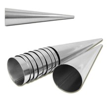 20 Schillerlocken-Form Sahnerollen Trubotschki 12,3x3,4cm Hörnchen Schaumrollen