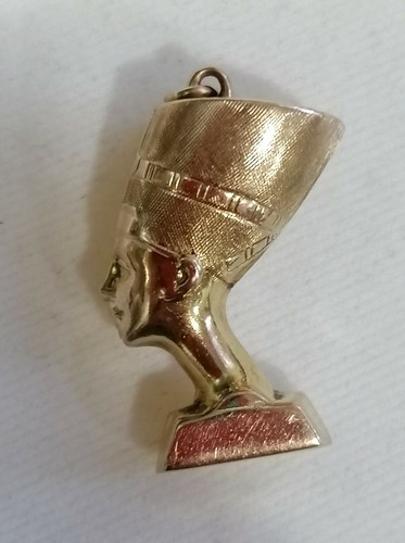 Gold kette anhänger nofretete - gold,