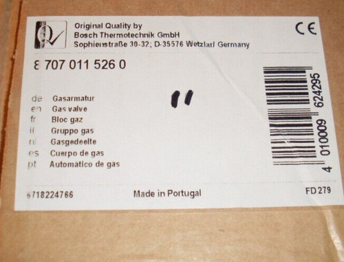 Gasarmatur bosch junkers - gasarmatur, bosch/junkers