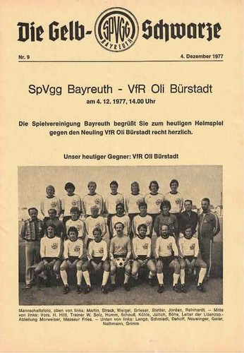 Fussball programmheft - fussball,