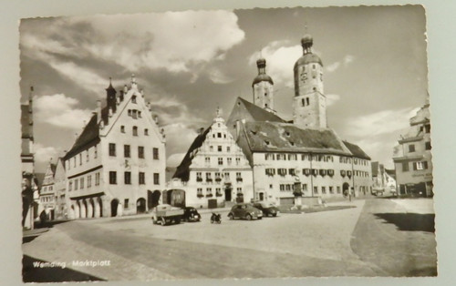 Foto ansichtskarte wemding - foto,
