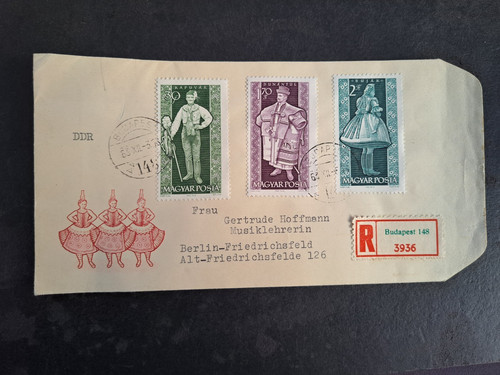 Ungarn 1963 einschreiben - ungarn,