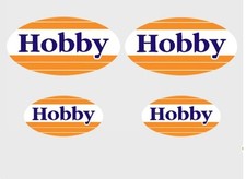Hobby aufkleber 4er set - hobby,