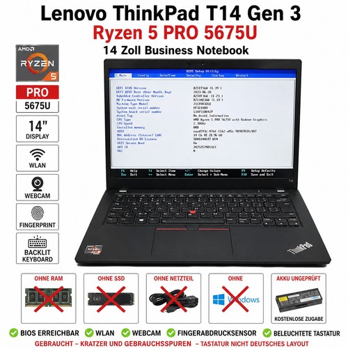 Lenovo thinkpad l14 gen - 3, |