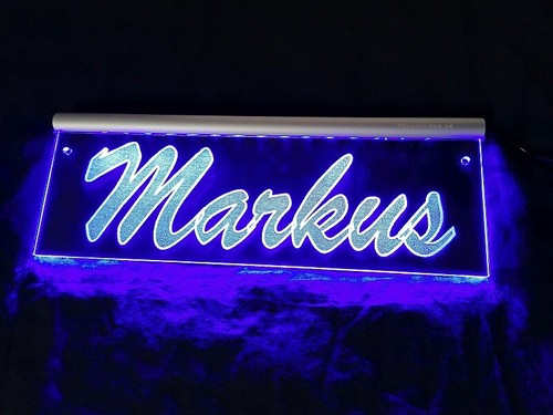 Markus led namensschild - markus,