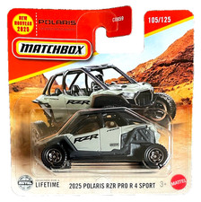 Matchbox 2025 Polaris RZR Pro R 4 Sport 105/125 2025 1:64 Modellauto Spielzeug
