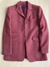 Burberry Blazer 100% Wolle Rottöne