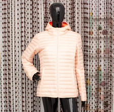 KJUS Neogen Daunenjacke Kapuze orange leichter Puffer Mantel Damen Gr.XL/42