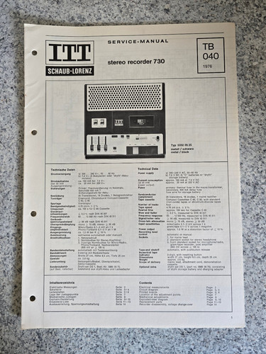 Original itt schaub - original,