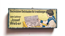 Buchstaben-Setzkasten für
