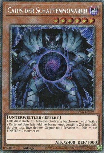 Yugioh caius der - yugioh,