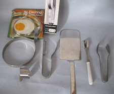 6x WMF: Eierring, Honiglöffel, Lasagneheber, Spargelschäler, Serviettenring AUDI