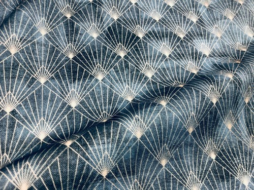 Raute art deco damast - damast,