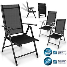 tillvex® Gartenstuhl Hochlehner Klappstuhl Campingstuhl Sessel Klappbar Garten