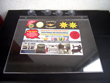 Acrylglastasche mit Saugfüßen für Schildhalter /Preisschildhalter/Plakattasche.