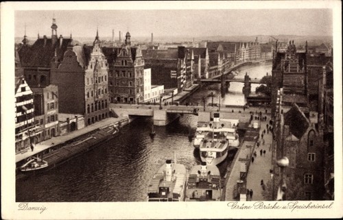 Gdańsk danzig grüne - ak,