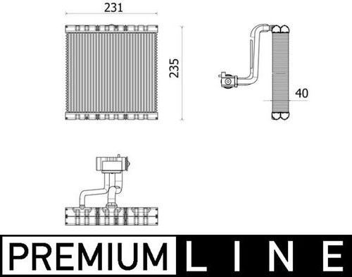 Mahle verdampfer klimaanlage - mahle,