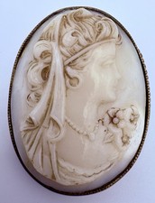 Brosche Vintage goldfarbene