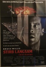 STIRB LANGSAM DIE HARD BRUCE WILLIS ca 84x118cm ! DIN A0 Poster Filmplakat