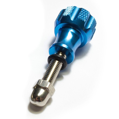 Aluminium schraube kurz blau - schraube,